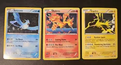 Articuno Moltres Zapdos Next Destinies 3 Card Holo Lot Pokemon TCG - Image 1