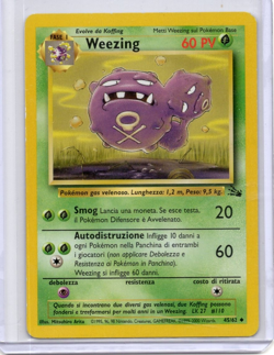 Weezing 45/62 Fossil Italian Pokemon TCG WOTC Vintage MP - Image 1