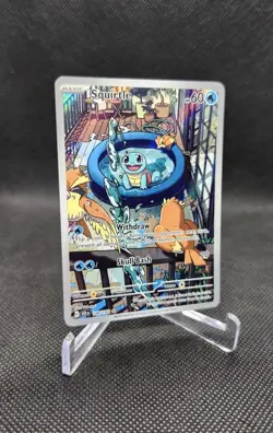 Pokemon TCG Squirtle 148/142 Stellar Crown - Holo, Illustration Rare, Full Art - Image 5