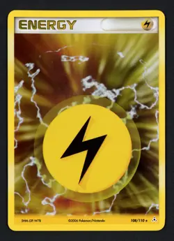 Lightning Energy 108/110 Holon Phantoms Holo Rare Pokemon TCG - Image 1