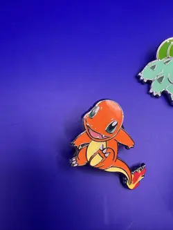 POKEMON GO TCG Official Bulbasaur Charmander Squirtle 3 Starters 1.5" Pin Set! - Image 3