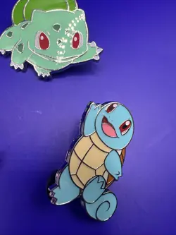 POKEMON GO TCG Official Bulbasaur Charmander Squirtle 3 Starters 1.5" Pin Set! - Image 5