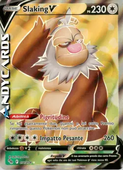 SLAKING V 077/078 • Full Art • Pokemon Go PGO POKEMON ITALIANO - Image 1