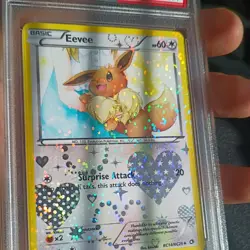 PSA 8 2013 Pokemon Legendary Treasures Eevee Radiant Collection RC14/RC25 - Image 2