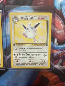 Pokemon TCG Jigglypuff 1st Edition 54/64 Jungle + Wigglytuff Non Holo 32/64 LP - Image 2