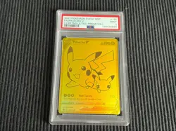 2021 POKEMON SWSH BSP #145 PIKACHU V *ULTRA PREMIUM COLLECTION PSA 9 MINT* - Image 1