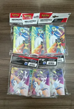 Pokemon TCG Mega Evolution Mini Portfolio - NO PACKS - LOT OF 6 - Image 1