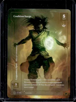 2025 Wonders of the First Existence Set Coalition Surge Legendary Spell #P-002 - Image 1