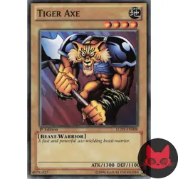 Yugioh Tiger Axe LCJW-EN008 Common 1st Edition NM - Image 1
