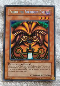 Exodia the Forbidden One MC1-EN001 Master Collection Volume 1 Limited Edition - Image 1