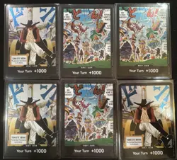 One Piece Op14 Don Cards 6 Lots The Azure Sea’s Seven Eng - Image 1