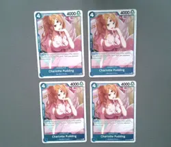 Charlotte Pudding Foil OP06-047 Playset ×4 One Piece TCG PRB02 Reprint English - Image 1