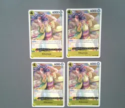 Kikunojo Foil Op06-104 Playset ×4 One Piece TCG Wings of Captain English - Image 1