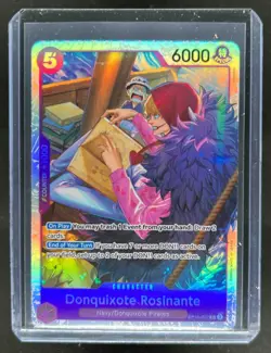 2025 One Piece Royal Blood Donquixote Rosinante Super Rare SR #OP10-072 - Image 1