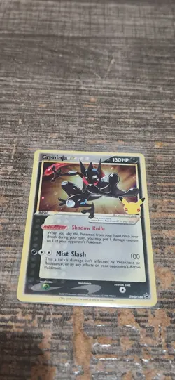Pokemon TCG Greninja Gold Star SWSH144 25th Celebrations Promo Card - Image 3