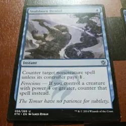 Mtg Counterspell, Stubborn Denial, An Offer You Can't Refuse Magic Cards - Image 3