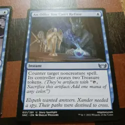 Mtg Counterspell, Stubborn Denial, An Offer You Can't Refuse Magic Cards - Image 4