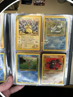 Pokemon Binder Card Lot Vintage Holos, Non Holos, Commons All Hard MP-HP - Image 3