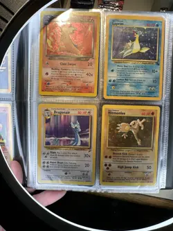 Pokemon Binder Card Lot Vintage Holos, Non Holos, Commons All Hard MP-HP - Image 4