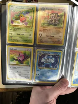 Pokemon Binder Card Lot Vintage Holos, Non Holos, Commons All Hard MP-HP - Image 5