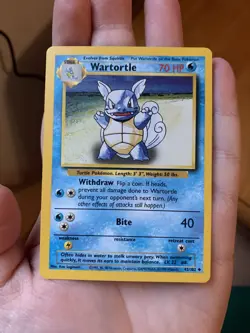 Wartortle 1999 Unlimited 42/102 Excellent Condition Base Uncommon Pokemon Card - Image 4