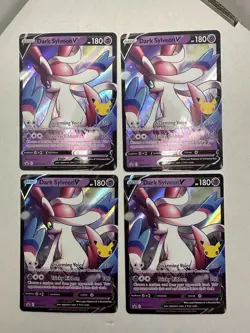 Dark Sylveon V SWSH134 SWSH: Sword & Shield Promo Cards Holo NM (mini Lot) - Image 1