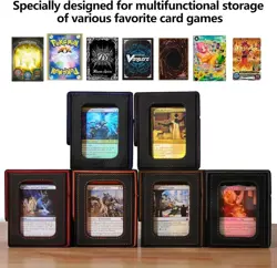 MTG Deck Box for Commander Display,Card Deck Box Fits 100 Double Sleeved Cards.. - Image 5
