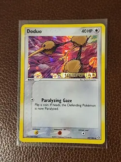 Doduo 45/106 (LP/NM) EX Emerald Reverse Holo Stamped Pokemon TCG Card 2005 - Image 1