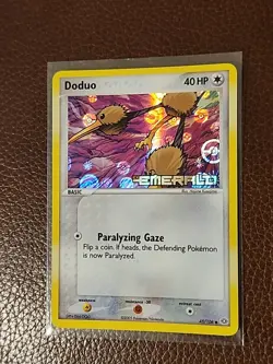 Doduo 45/106 (LP/NM) EX Emerald Reverse Holo Stamped Pokemon TCG Card 2005 - Image 3