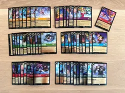 Disney Lorcana Winterspell - Lot of 58 Cards incl. Beast Promo - All Cold Foil - Image 1