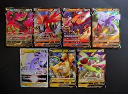 Pokemon TCG V/VSTAR Holo Lot - 7 Cards: Galarian Moltres, Zapdos, Dragonite - Image 1