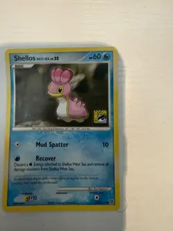 Shellos West Sea Lv 25- 107/132 - SDCC exclusive 2007 Promo Card Damaged conditi - Image 1