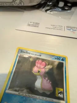 Shellos West Sea Lv 25- 107/132 - SDCC exclusive 2007 Promo Card Damaged conditi - Image 2