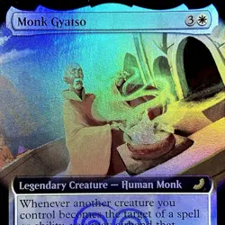 Monk Gyatso (Extended Art) - FOIL - MTG - TLE - 0173 - RARE ~ NM - Image 1