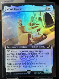 Monk Gyatso (Extended Art) - FOIL - MTG - TLE - 0173 - RARE ~ NM - Image 2