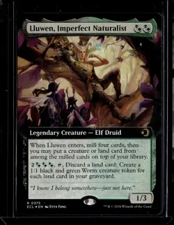 Lluwen, Imperfect Naturalist (Extended Art) - 375 - Foil - ECL - NM - MTG - Image 1