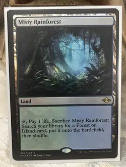 Misty Rainforest Modern Horizons 2 Foil Land Rare English 250 MTG NM - Image 1