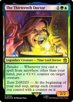 MTG - The Thirteenth Doctor - Foil - Doctor Who - Magic the Gathering - Image 1