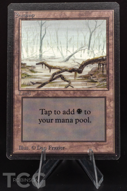 Swamp (A) - 1993 Magic the Gathering - Limited Edition Beta Regular - Image 1