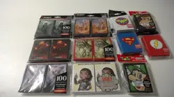 MTG Magic Ultra Pro Nintendo Luigi Donkey Kong DC Comic Sleeves HUGE LOT Variety - Image 1