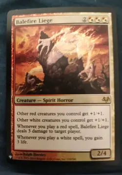 MTG Foil Balefire Liege - The List Reprints Moderately Played English - Image 2