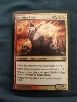 MTG Foil Balefire Liege - The List Reprints Moderately Played English - Image 3