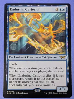 MTG Magic: Duskmourn: House of Horror: Enduring Curiosity #0051 Rare - NM - Image 1