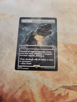 Don't Move Borderless Universes Beyond Jurassic World MTG NM - Image 1