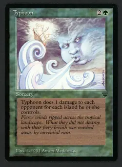 ***English Typhoon*** MTG Legends Magic Kid Icarus - Image 1