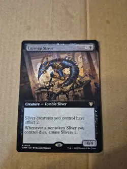Lazotep Sliver (Extended Art) Commander Masters Regular - Image 1