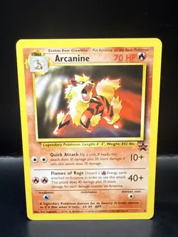 Pokemon Card - Arcanine WoTC Black Star Promo 6 Non Holo O - Image 1