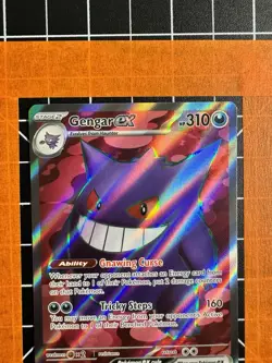 Gengar ex 193/162 Ultra Rare Temporal Forces Full Art Pokemon TCG - Image 2