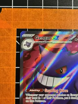 Gengar ex 193/162 Ultra Rare Temporal Forces Full Art Pokemon TCG - Image 3