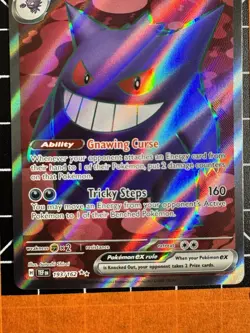 Gengar ex 193/162 Ultra Rare Temporal Forces Full Art Pokemon TCG - Image 5